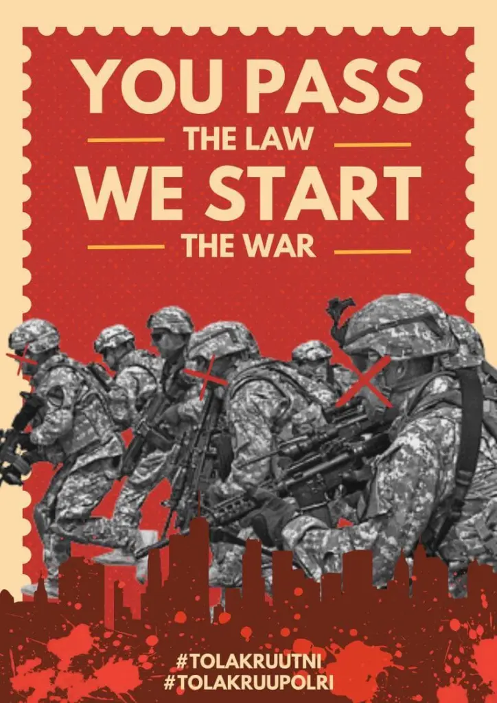 Penolakan Amandemen Undang-Undang tentang Angkatan Bersenjata Nasional Indonesia